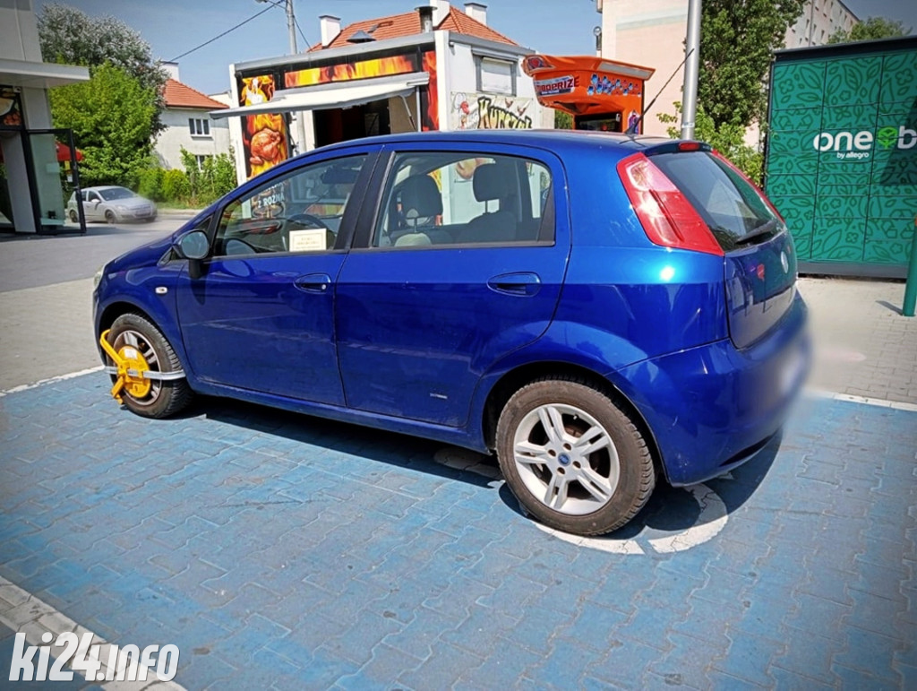 Nieprawidłowe parkowanie