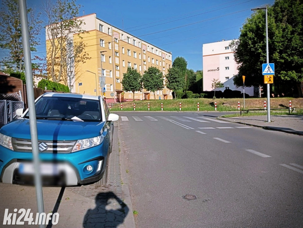 Nieprawidłowe parkowanie