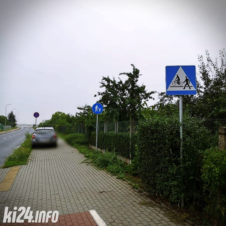 Nieprawidłowe parkowanie