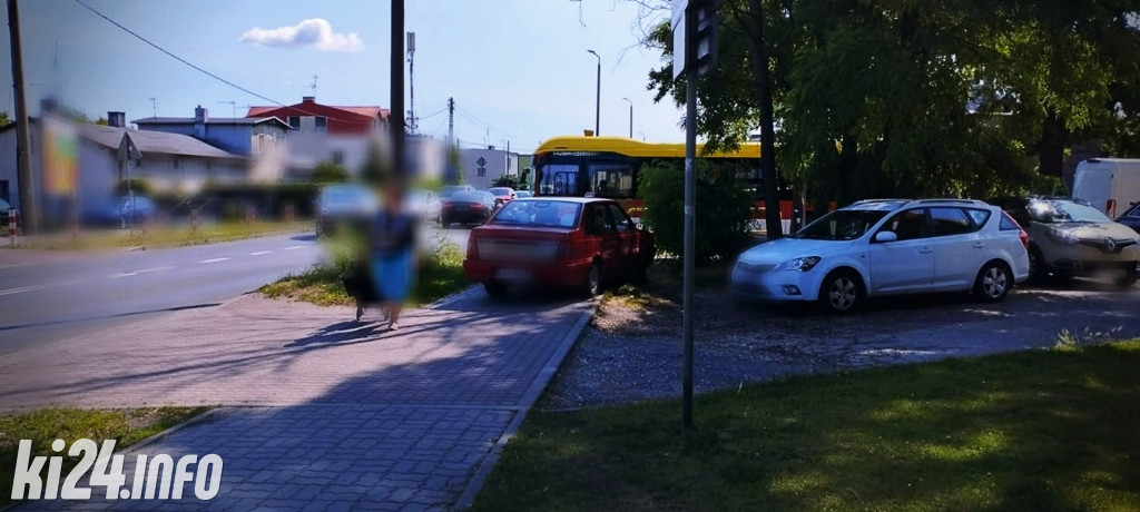 Nieprawidłowe parkowanie