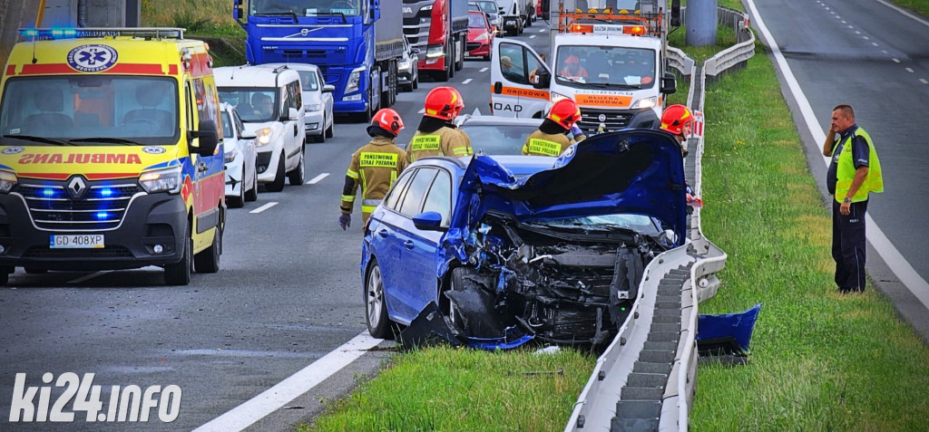 Wypadek na obwodnicy Inowrocławia