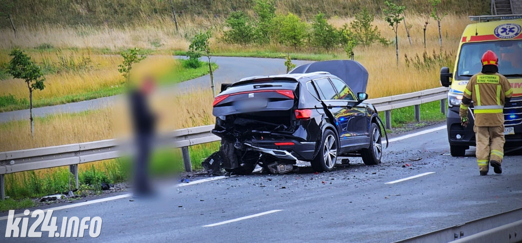 Wypadek na obwodnicy Inowrocławia