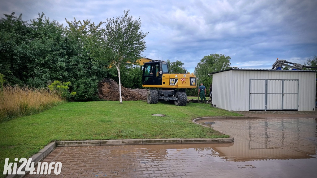 Awaria magistrali wodociągowej