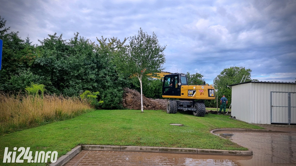 Awaria magistrali wodociągowej