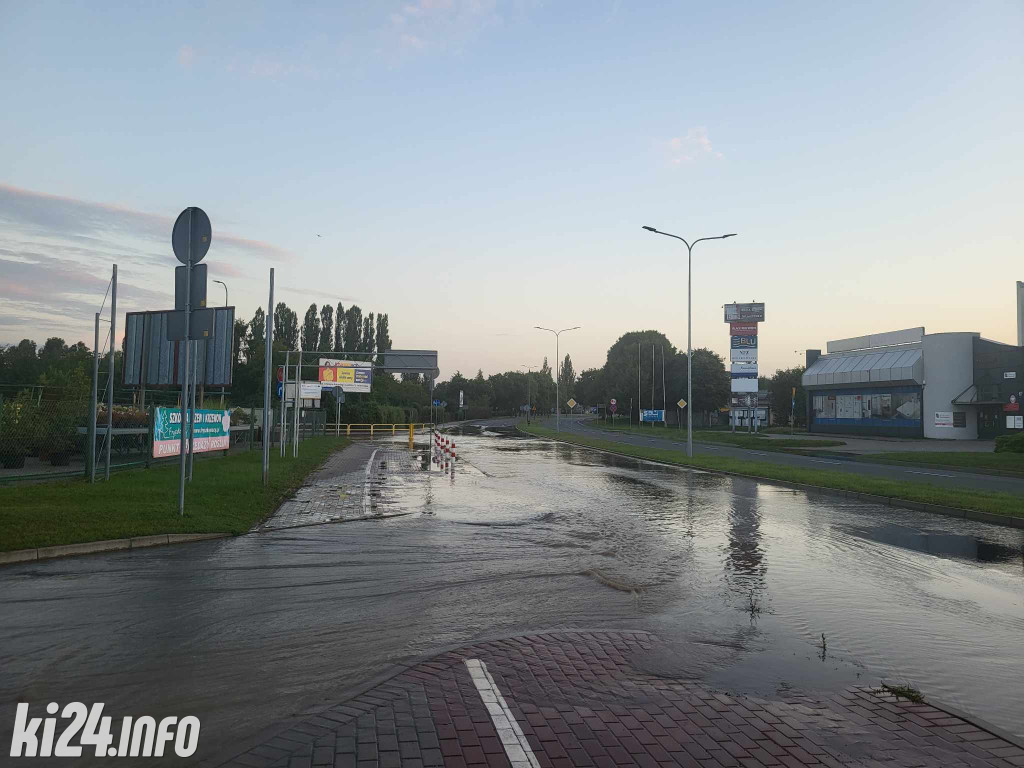 Awaria magistrali wodociągowej