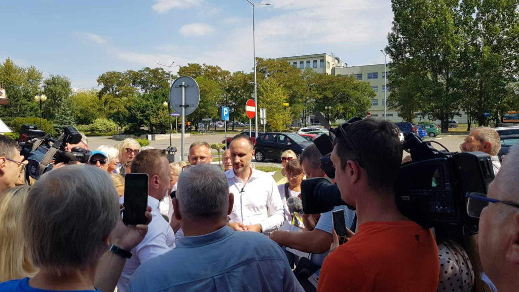 Kłótnia w Inowrocławiu. Wiceminister Kowalski starł się z Krzysztofem Brejzą