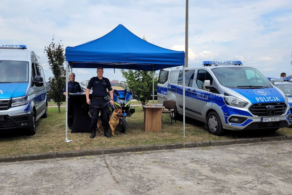 Pikniki rodzinne pod czujnym okiem inowrocławskich policjantów