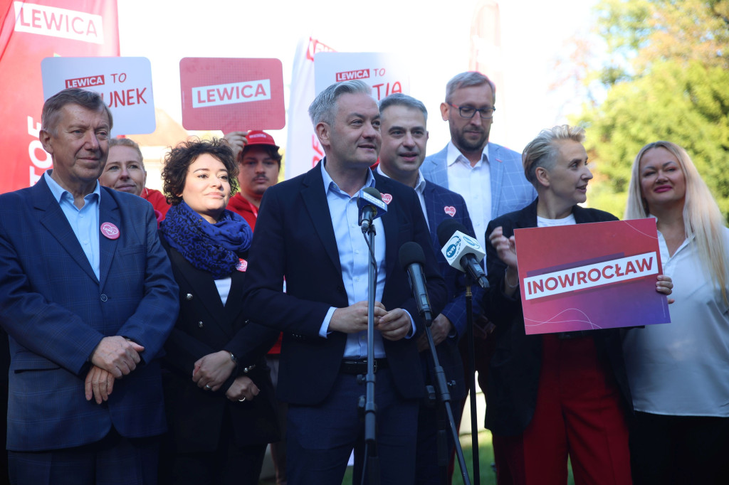 Cała górka Lewicy dziś pojawiła się w Inowrocławiu