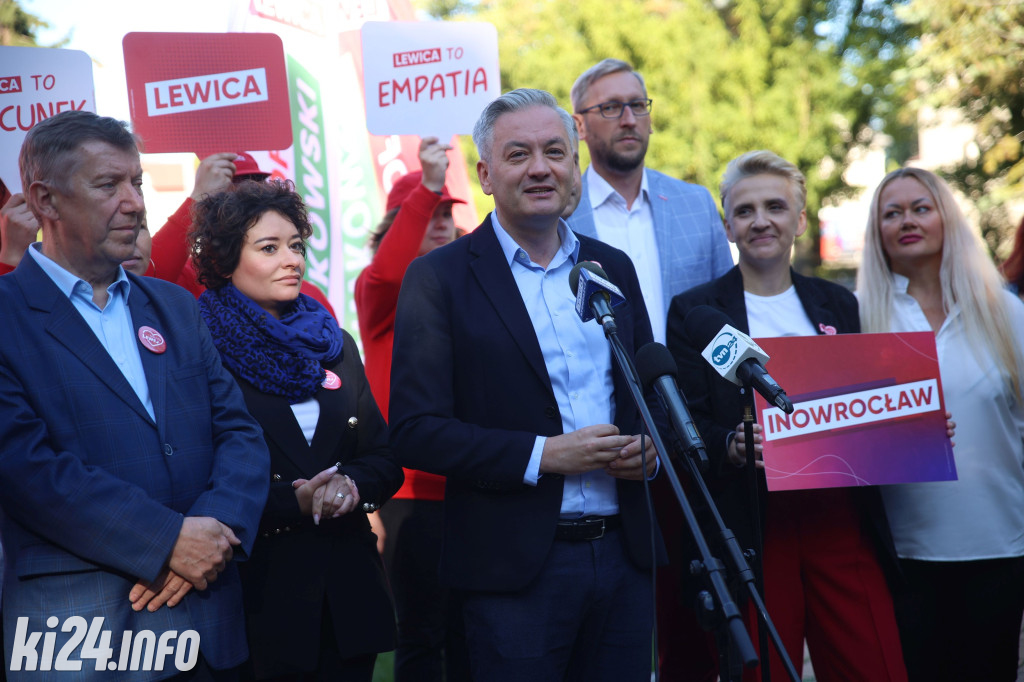 Cała górka Lewicy dziś pojawiła się w Inowrocławiu