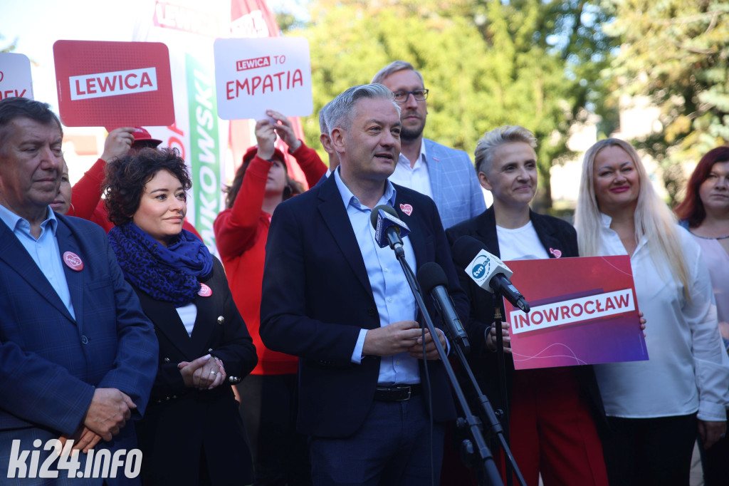 Cała górka Lewicy dziś pojawiła się w Inowrocławiu