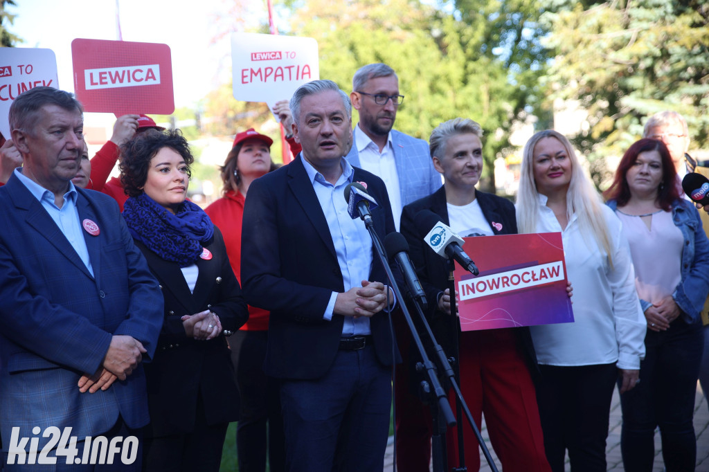 Cała górka Lewicy dziś pojawiła się w Inowrocławiu