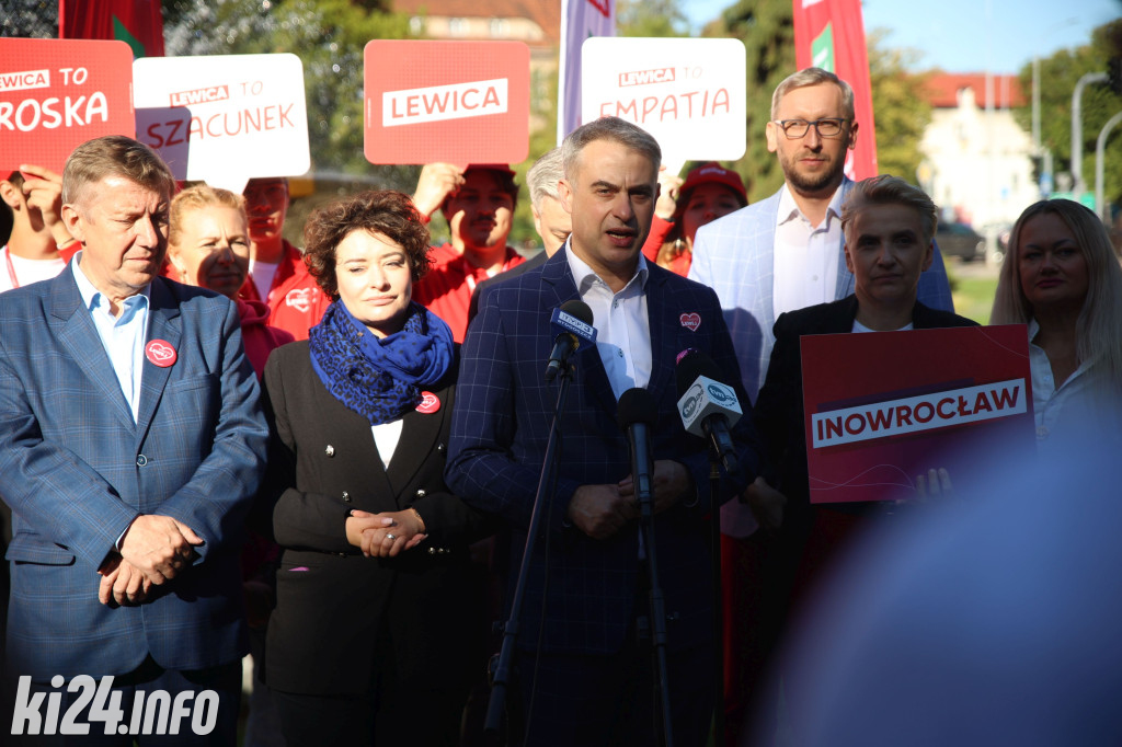 Cała górka Lewicy dziś pojawiła się w Inowrocławiu