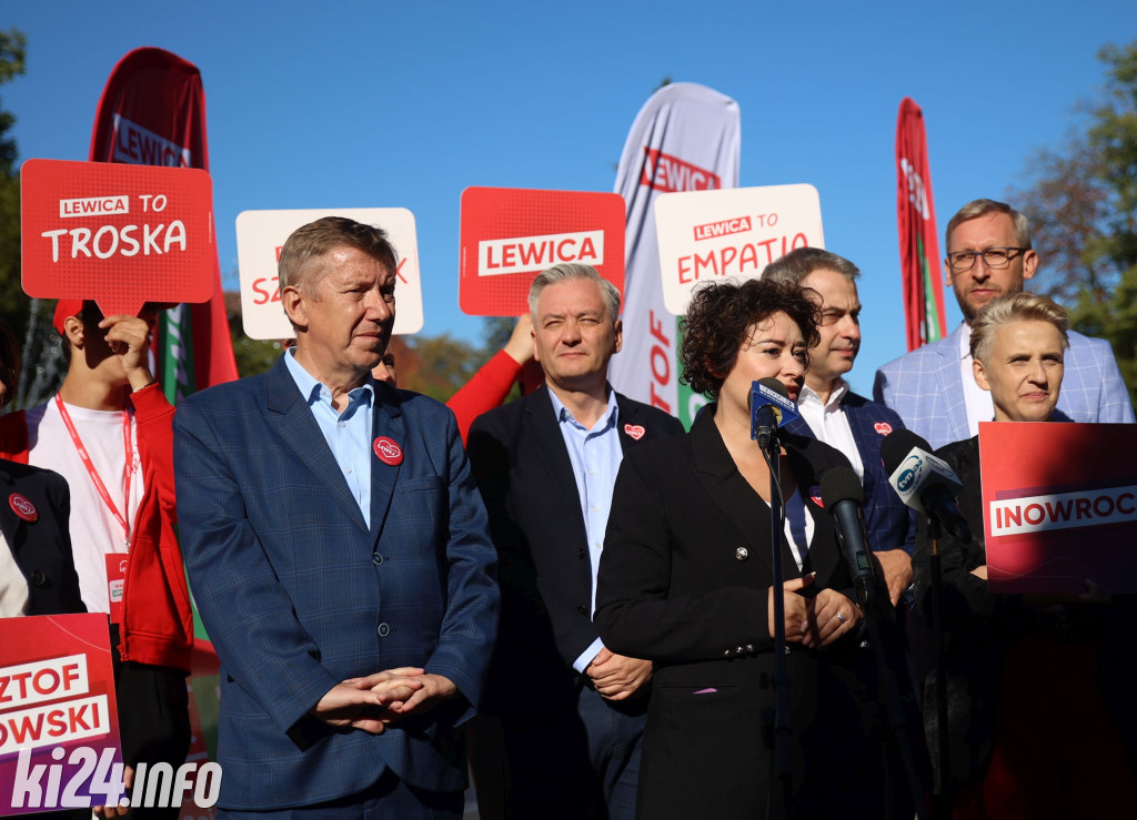 Cała górka Lewicy dziś pojawiła się w Inowrocławiu