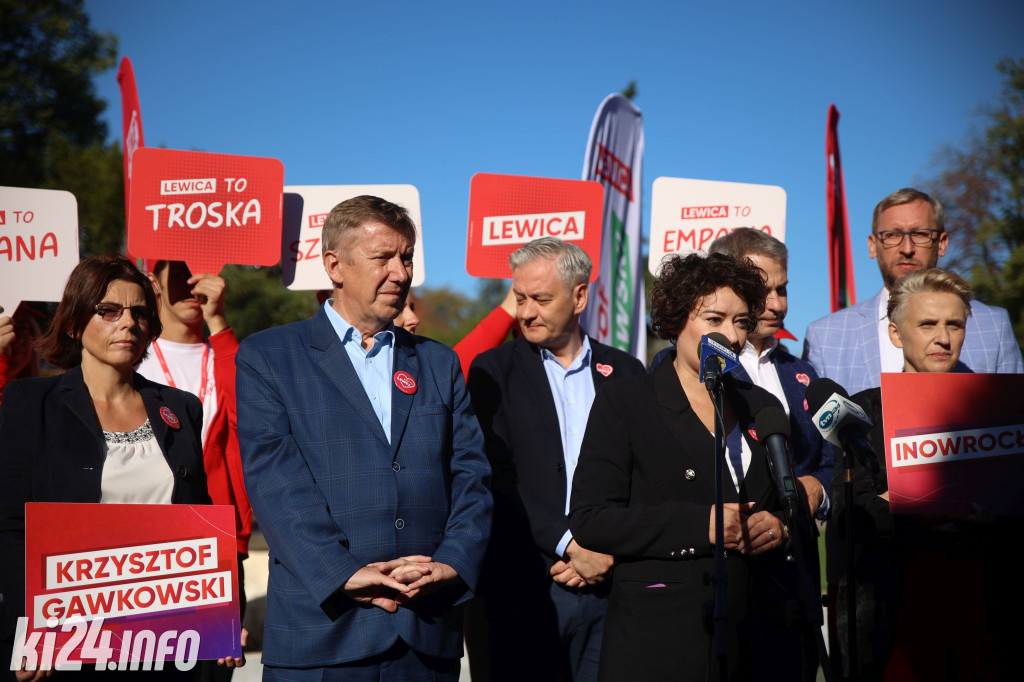 Cała górka Lewicy dziś pojawiła się w Inowrocławiu