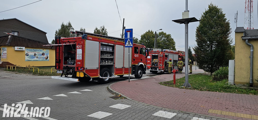 Pożar baraku mieszkalnego na Błoniu