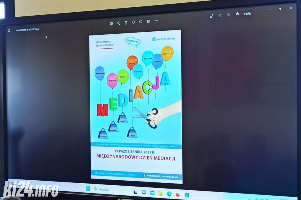 Z młodzieżą o mediacji i handlu ludźmi