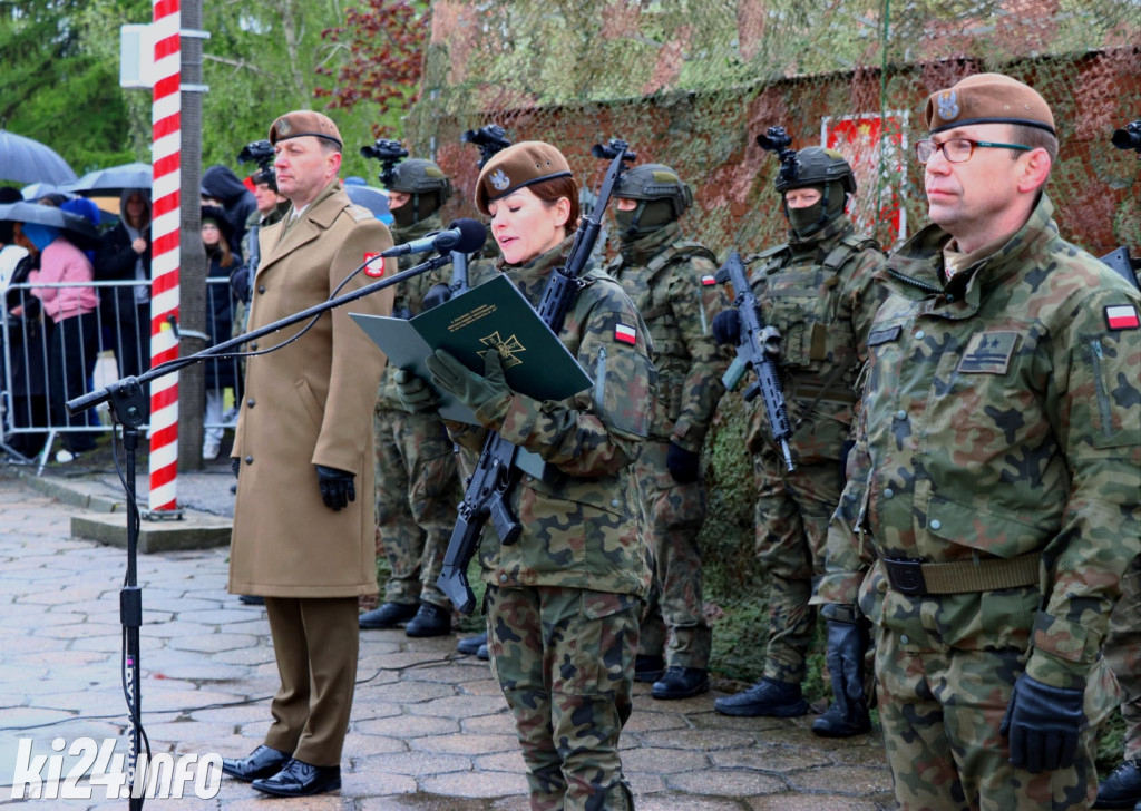 Wojskowa przysięga w Inowrocławiu