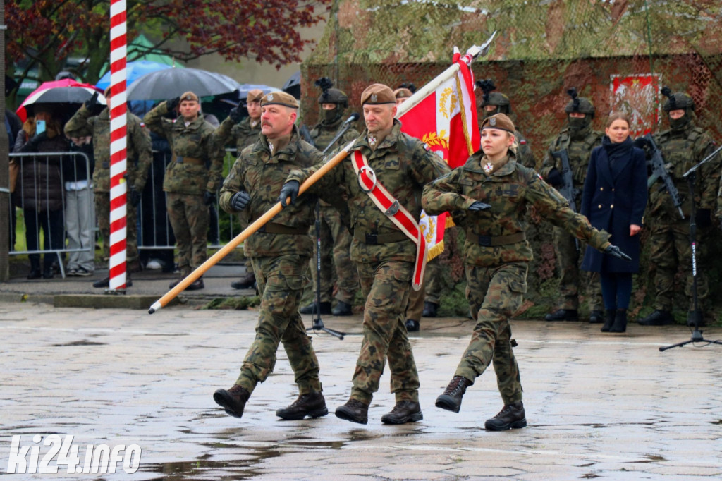 Wojskowa przysięga w Inowrocławiu