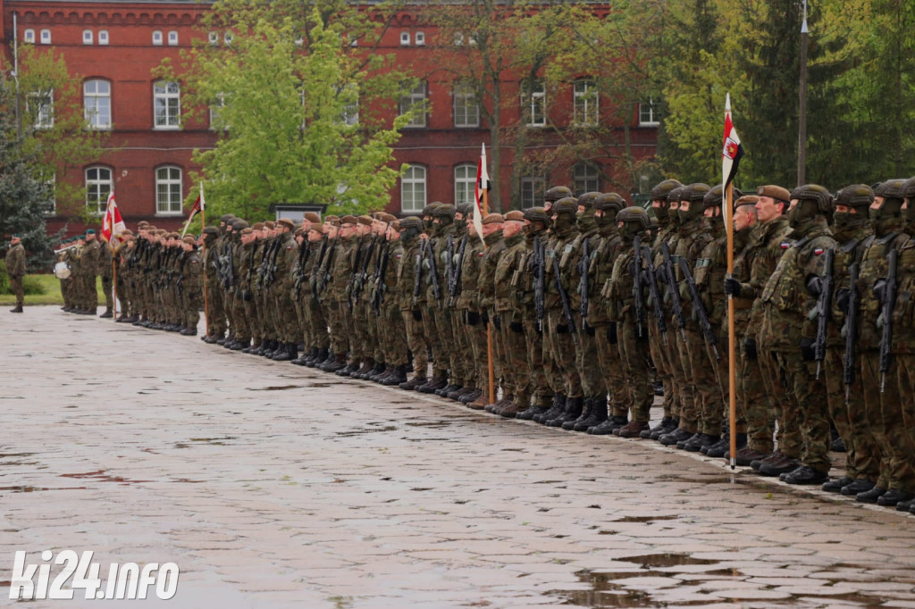 Wojskowa przysięga w Inowrocławiu