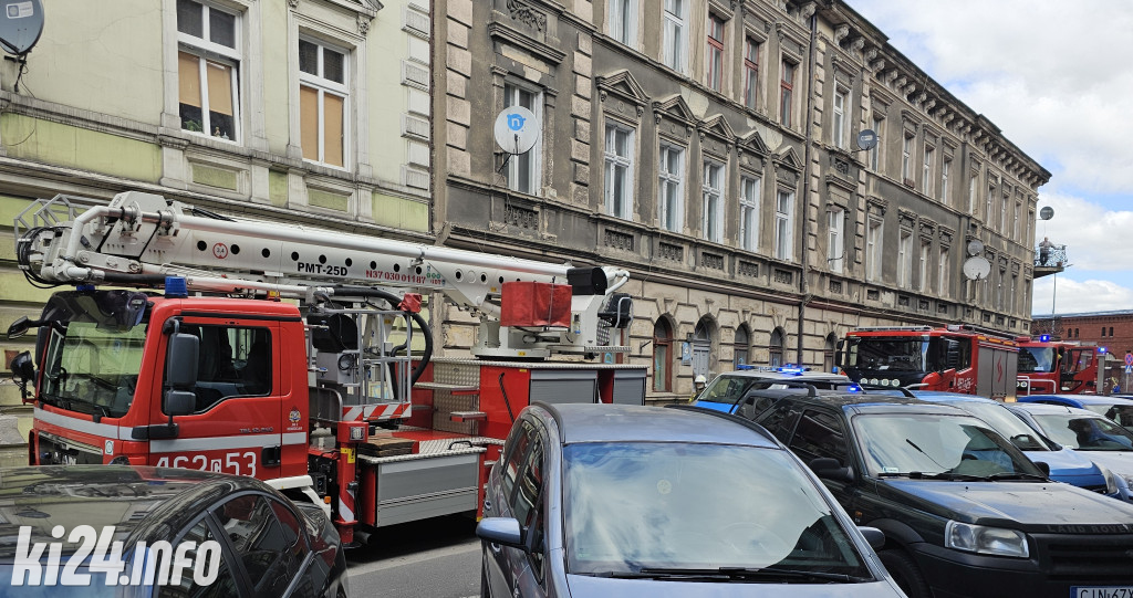 Pożar kamienicy