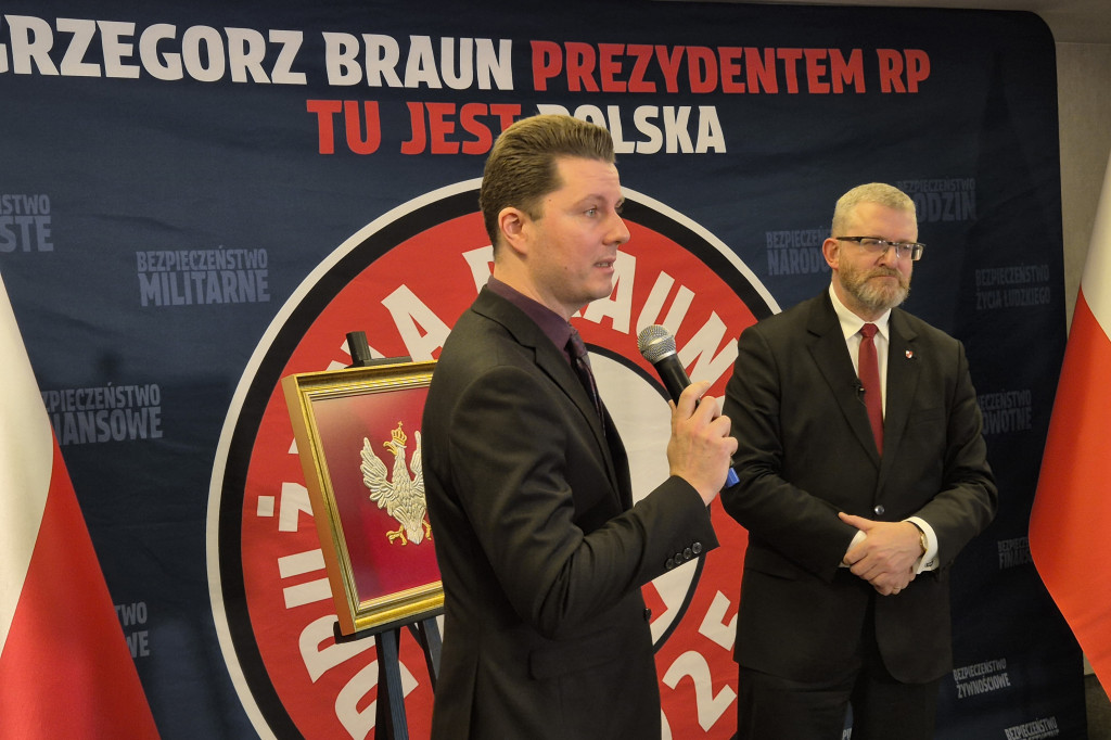 Grzegorz Braun w Inowrocławiu. Mocne słowa o Europie i przyszłości kraju