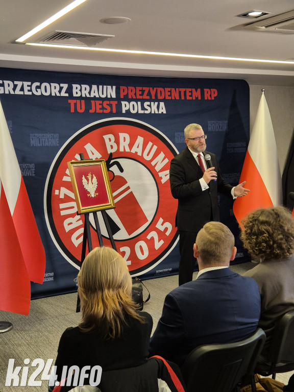 Grzegorz Braun w Inowrocławiu. Mocne słowa o Europie i przyszłości kraju