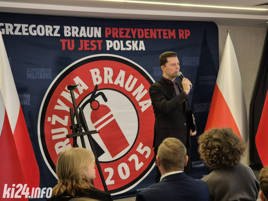 Grzegorz Braun w Inowrocławiu. Mocne słowa o Europie i przyszłości kraju