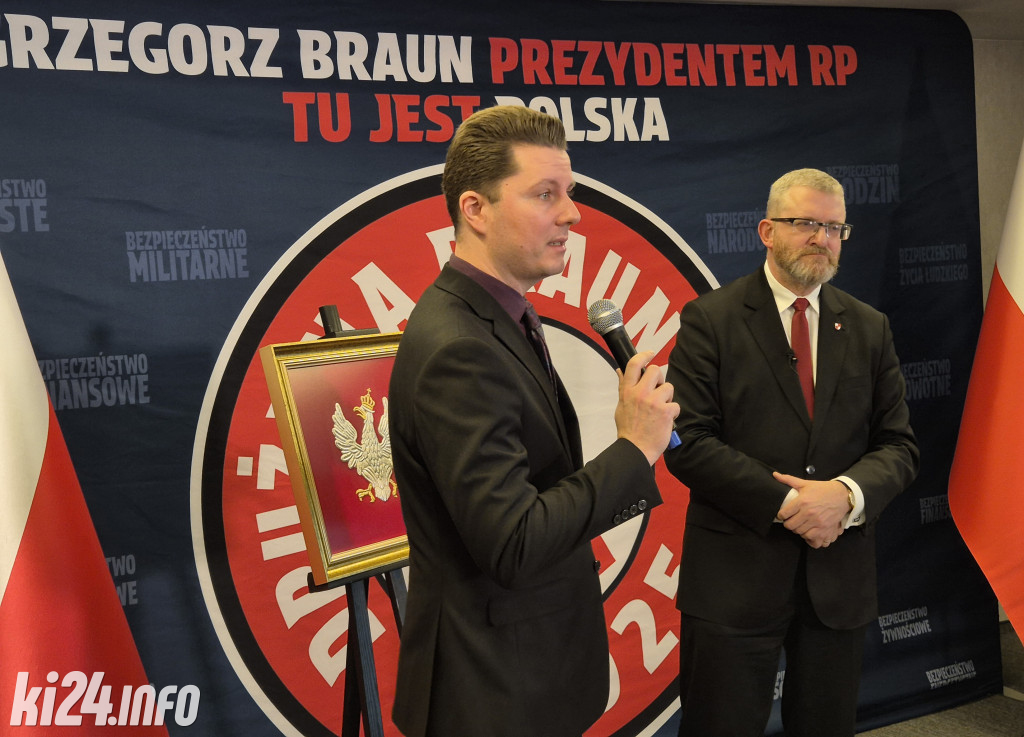 Grzegorz Braun w Inowrocławiu. Mocne słowa o Europie i przyszłości kraju