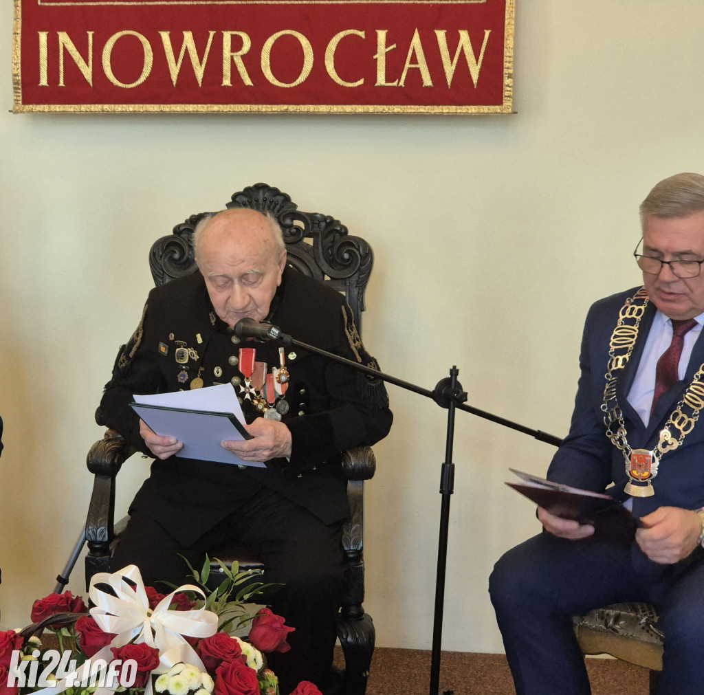 Zbigniew Raczkowski z tytułem Honorowego Obywatela