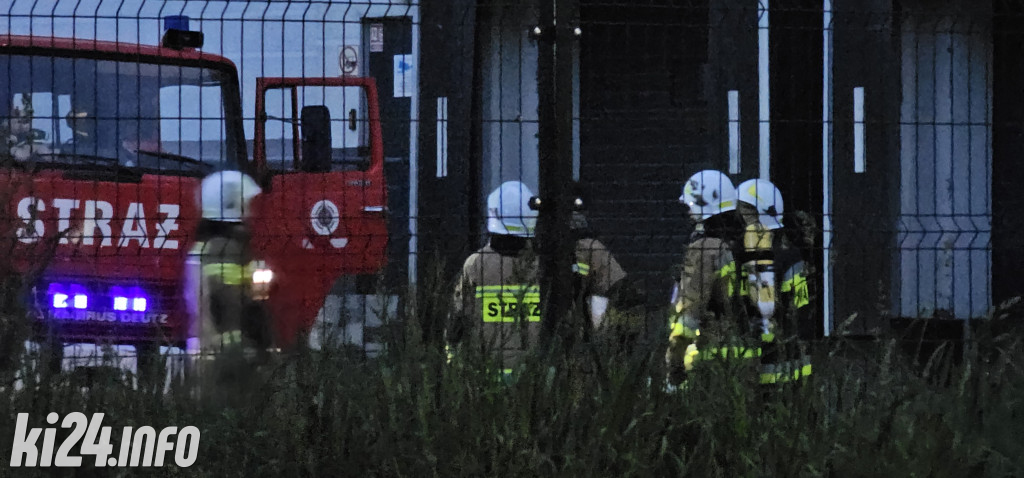 Pożar w drukarni w Inowrocławiu