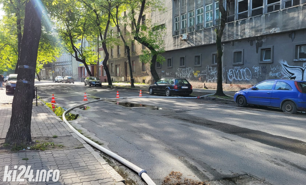 Pożar w drukarni w Inowrocławiu