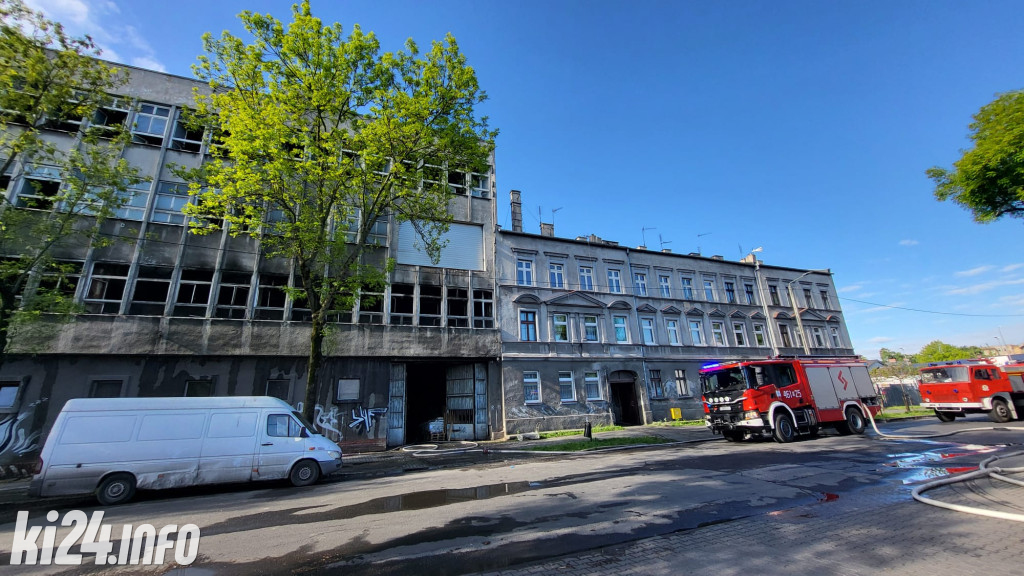 Pożar w drukarni w Inowrocławiu