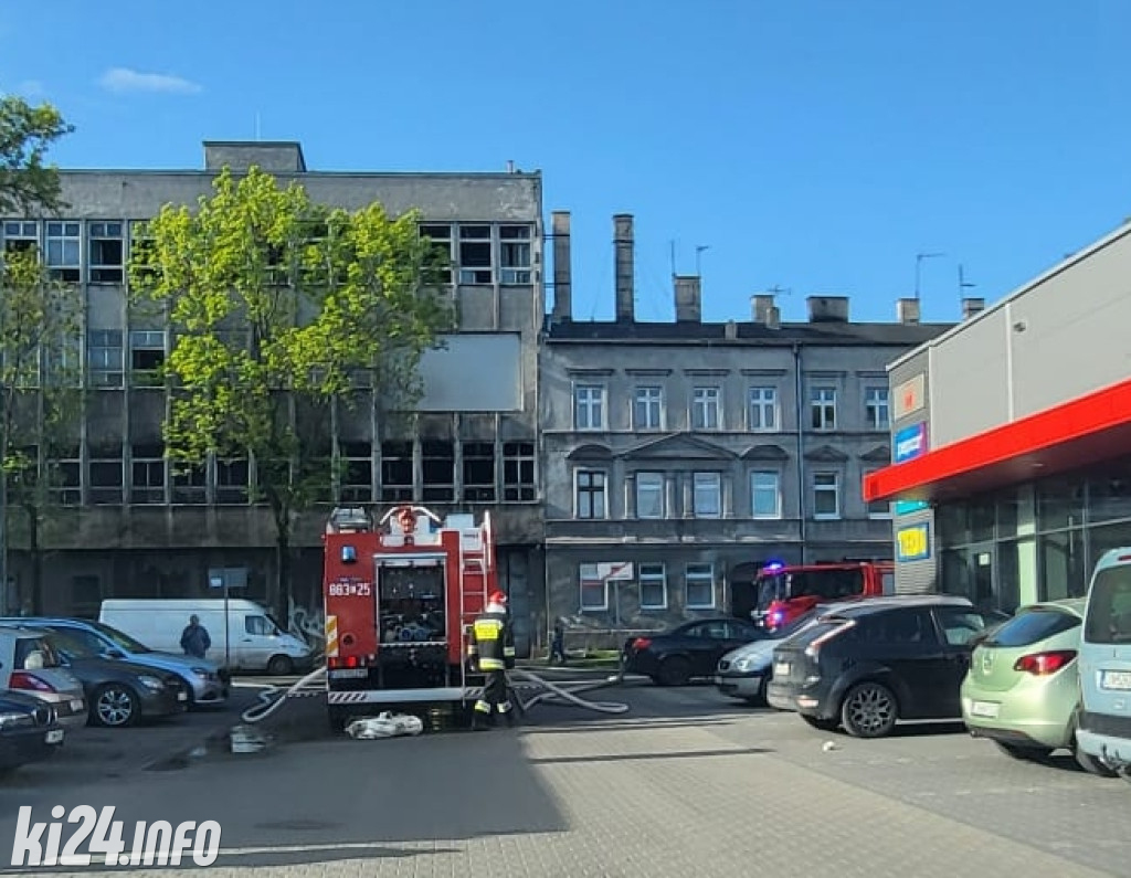 Pożar w drukarni w Inowrocławiu
