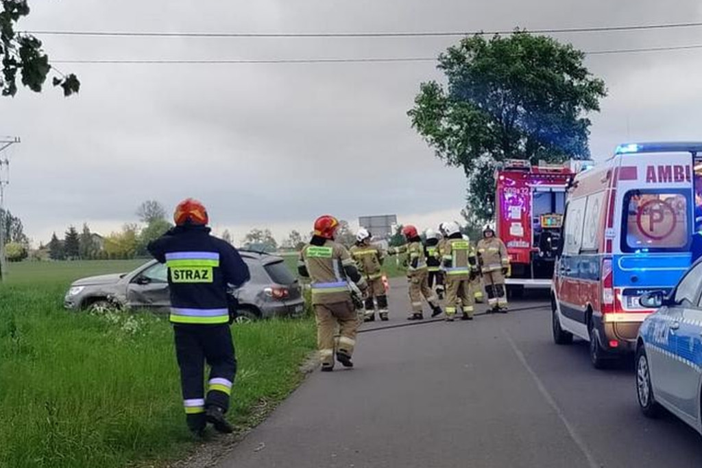 Nie ustąpił pierwszeństwa i kraksa gotowa!