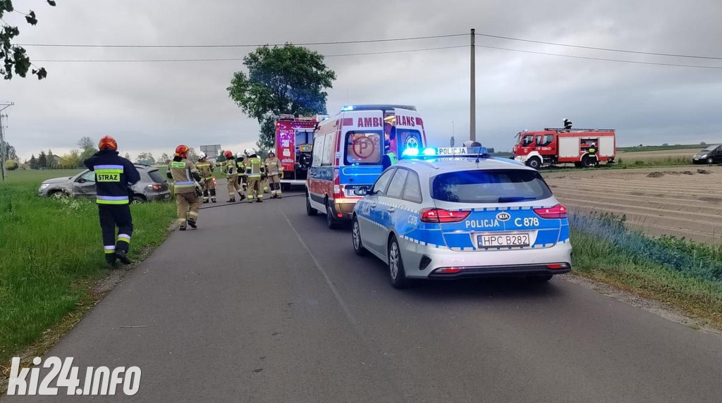 Nie ustąpił pierwszeństwa i kraksa gotowa!