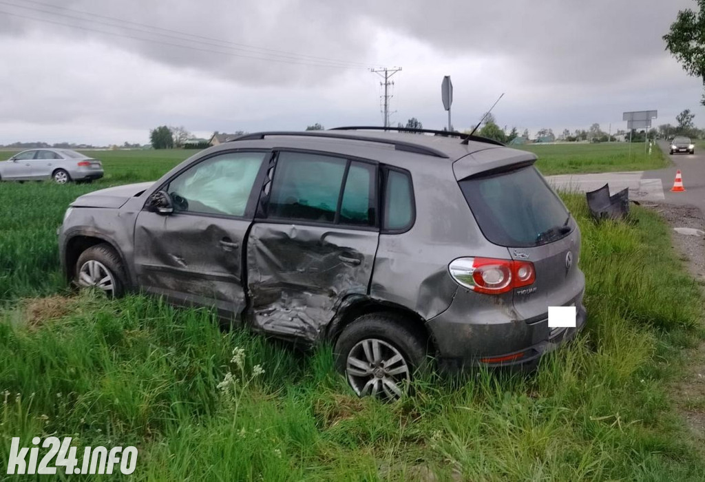Nie ustąpił pierwszeństwa i kraksa gotowa!