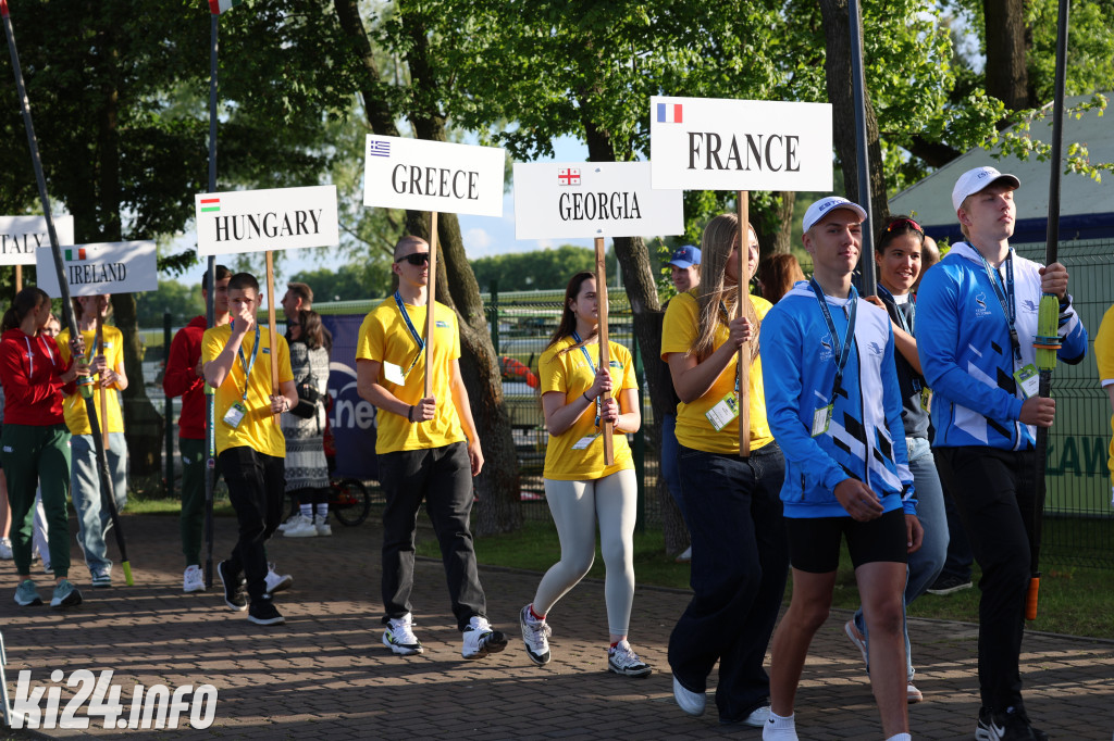 Ceremonia otwarcia Mistrzostw Europy Juniorów 2025 Kruszwica