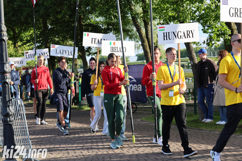 Ceremonia otwarcia Mistrzostw Europy Juniorów 2025 Kruszwica