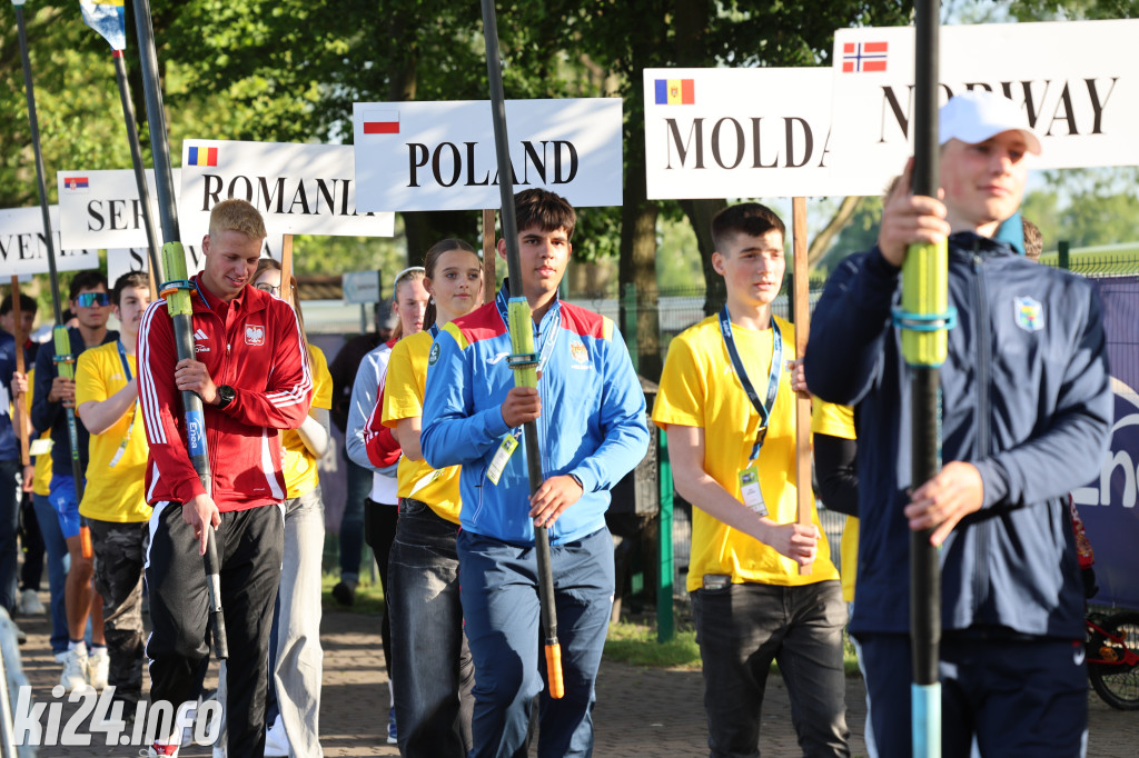 Ceremonia otwarcia Mistrzostw Europy Juniorów 2025 Kruszwica