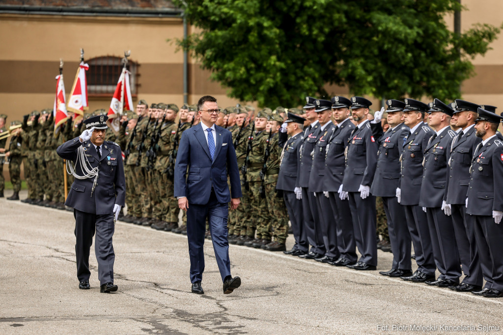 Marszałek Sejmu Hołownia w Inowrocławiu