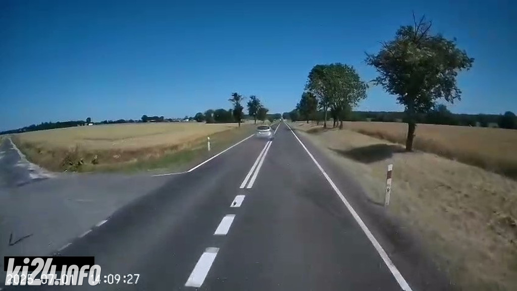 Niebezpieczny manewr wyprzedzania