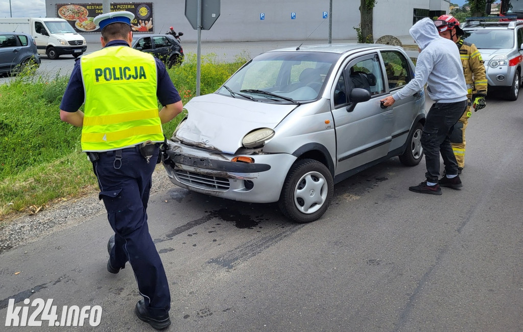 Wymusił pierwszeństwo i doprowadził do zderzenia