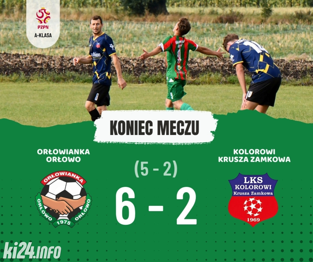 Orłowianka Orłowo - Kolorowi Krusza Zamkowa