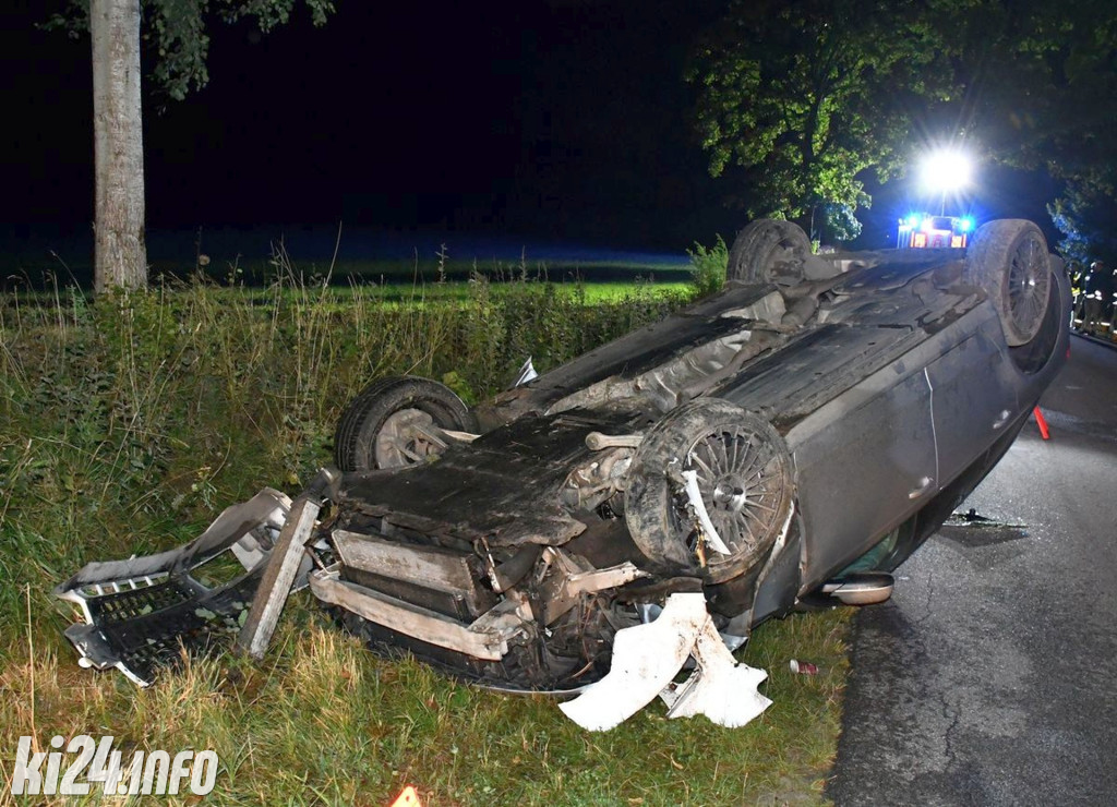 Dachowanie audi w Połajewie