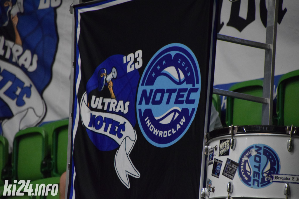 Kibice na meczu KSK Noteć Inowrocław - ŁKS Coolpack Łódź. Foto: Jakub Kozłowski