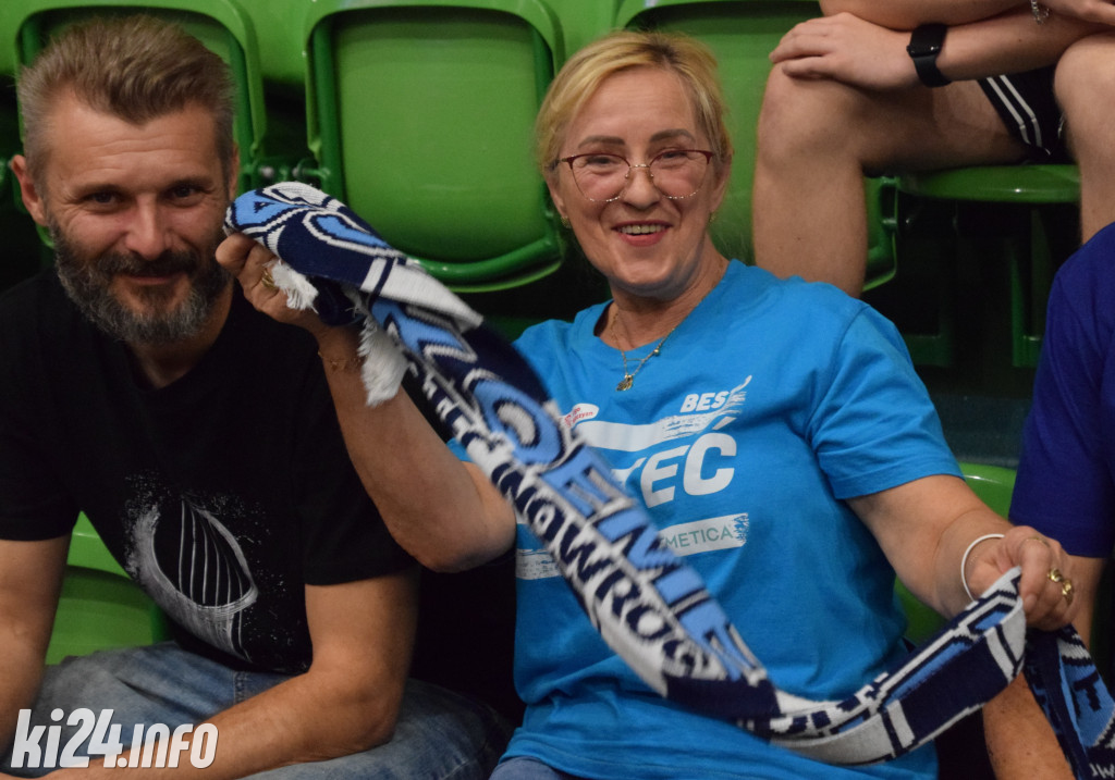 Kibice na meczu KSK Noteć Inowrocław - ŁKS Coolpack Łódź. Foto: Jakub Kozłowski