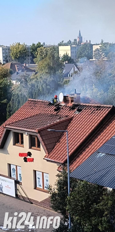 Pożar domów przy ul. Jagiellońskiej