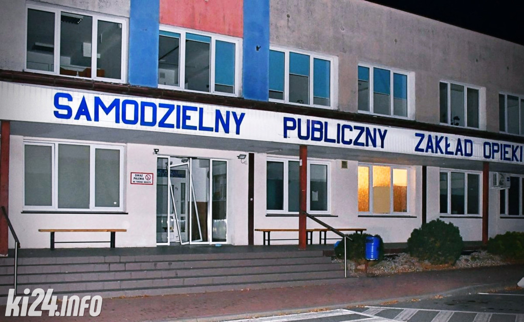 Zrobił demolkę w szpitalu