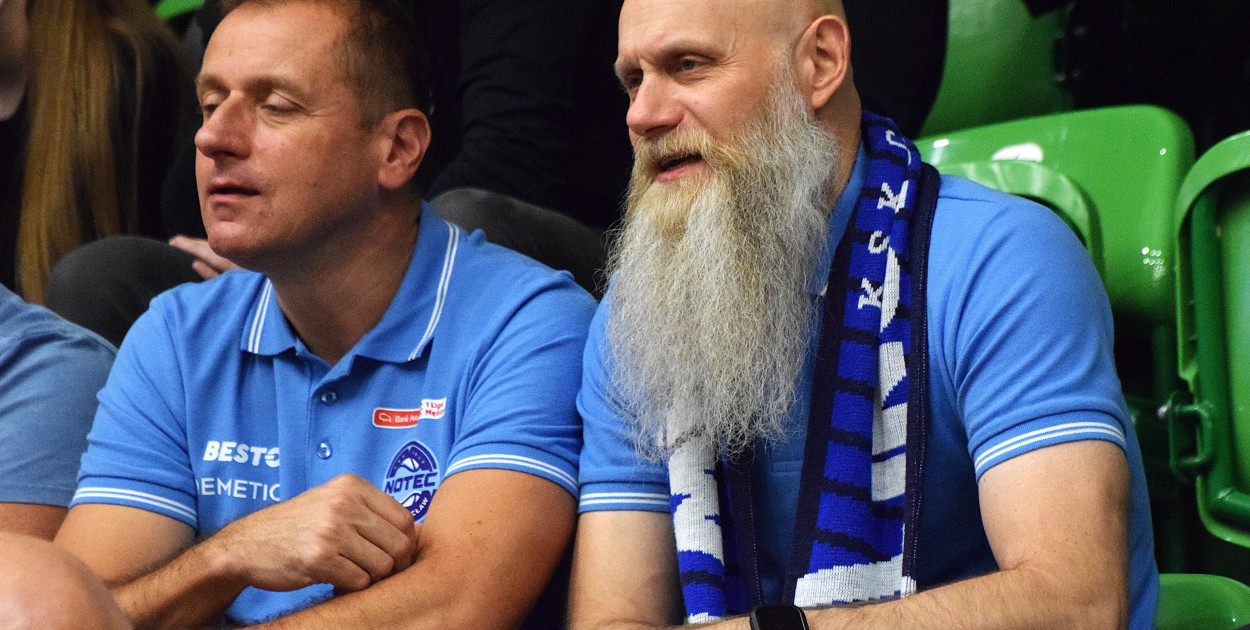 Kibice na meczu Noteć - Basket Poznań: Jakub Kozłowski