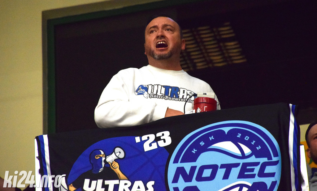 Kibice na meczu Noteć - Basket Poznań: Jakub Kozłowski